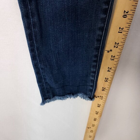 Pilcro & The Letterpress Jeans Women's 28 Script Skinny Frayed Hem - Picture 11 of 15